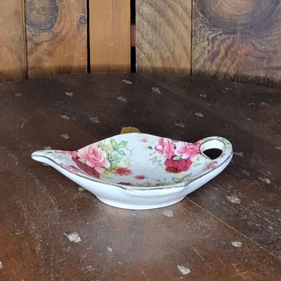 Floral Teapot-Shaped Trinket Dish - Picture 9 of 9